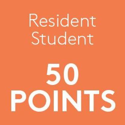 Resident Student $50 Retail Points