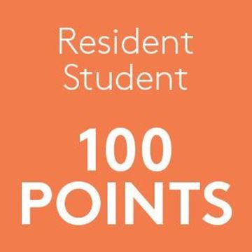 Resident Student $100 Retail Points