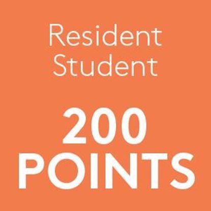 Resident Student $200 Retail Points