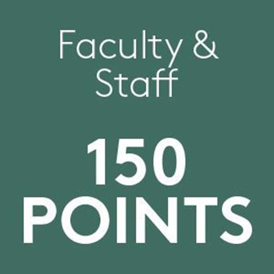 Picture of Faculty and Staff $150 Retail Points