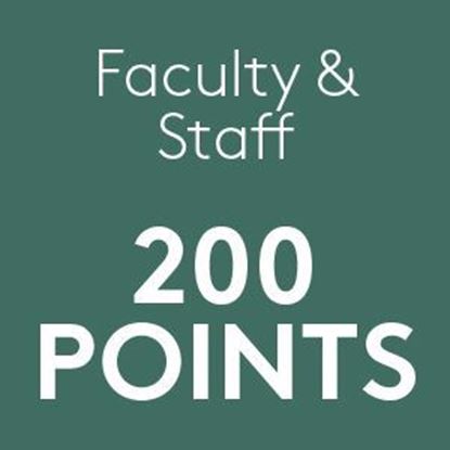 Faculty and Staff $200 Retail Points