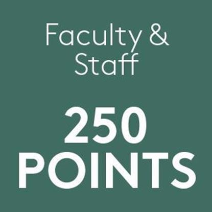Faculty and Staff $250 Retail Points