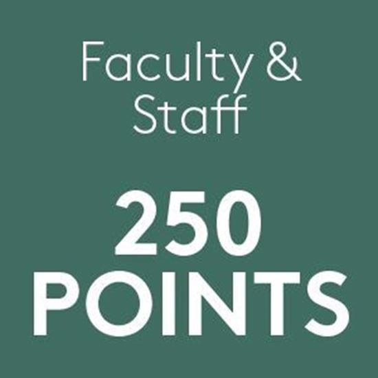 Picture of Faculty and Staff $250 Retail Points
