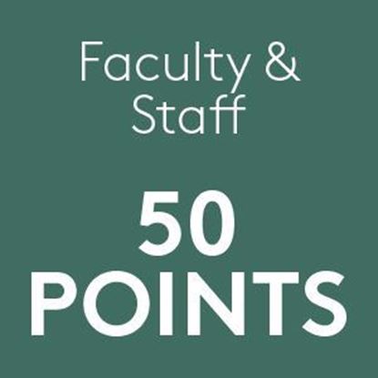 Faculty and Staff $50 Retail Points