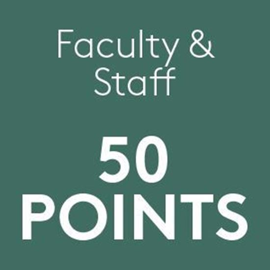 Picture of Faculty and Staff $50 Retail Points